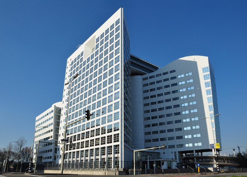 The main International Criminal Court building in the Hague. (Wiki Commons)