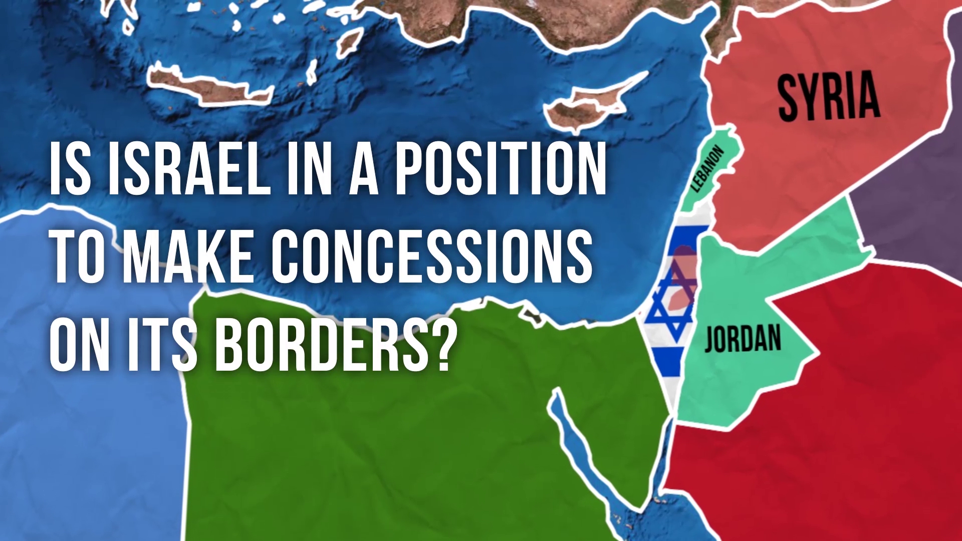 Is Israel in a position to make concessions on its' borders?