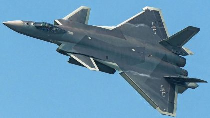 The Chinese J-20 air superiority, multi-purpose stealth fighter aircraft
