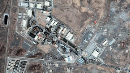 Satellite photo of the Natanz enrichment facilities